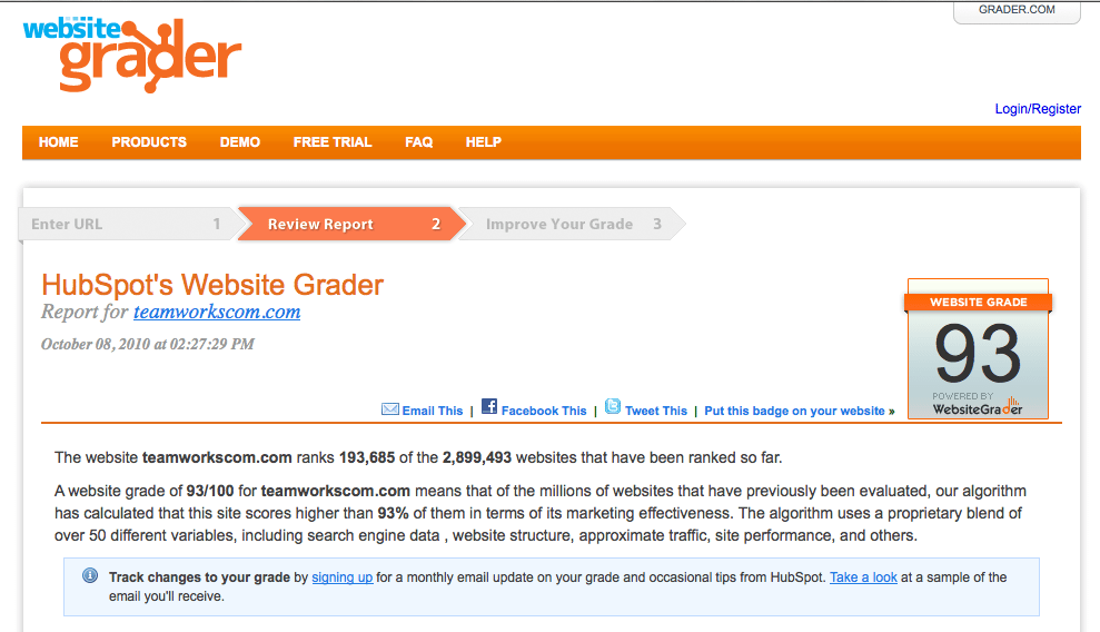 HubSpot_Grade pruneau | Teamworks Communications HubSpot Grade