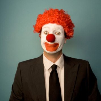 Business_Clown Marketing expert who doesn't "walk the talk".