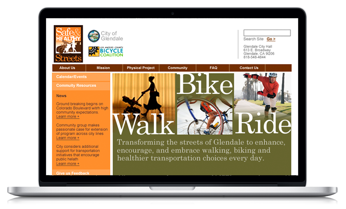 LACBC Safe + Healthy Streets  Website | TeamworksCom