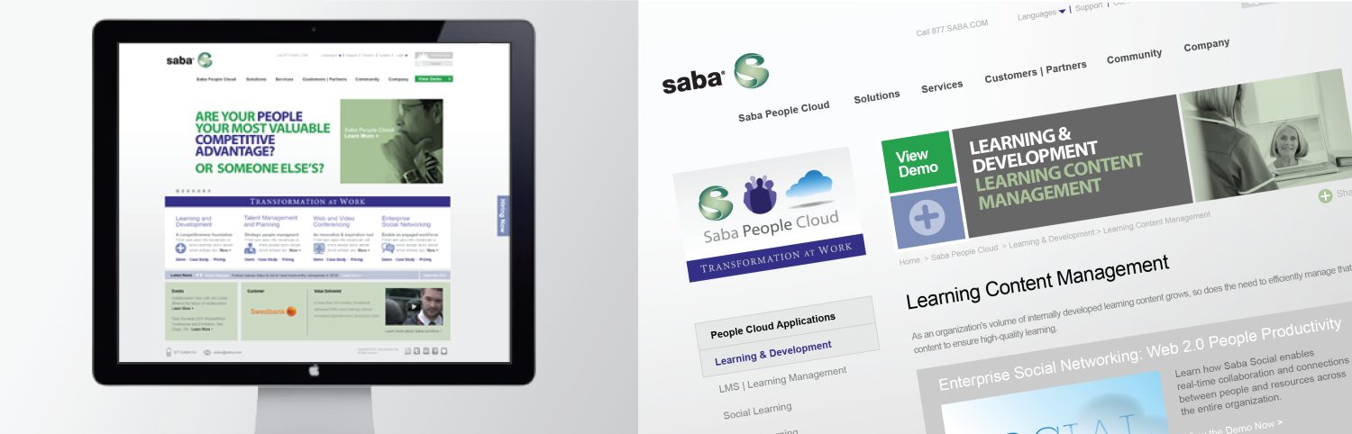 Saba People Cloud Website | TeamworksCom