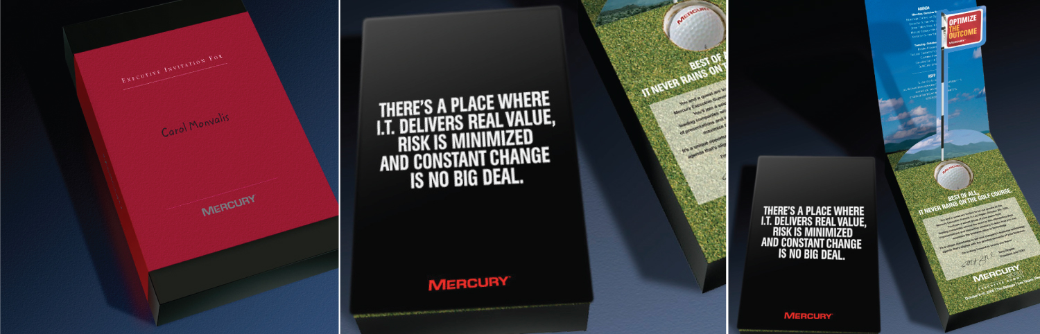 Mercury Interactive Event Invitation + 3d Direct Mail | TeamworksCom