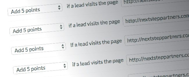Important Pages for Lead Scoring | TeamworksCom