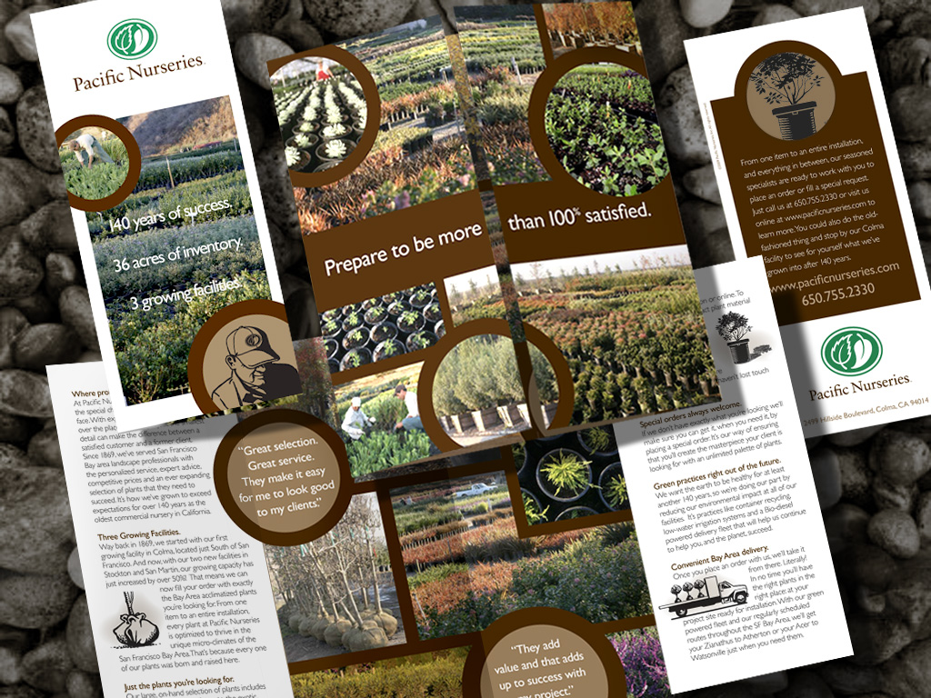 Print Collateral for Pacific Nurseries | TeamworksCom