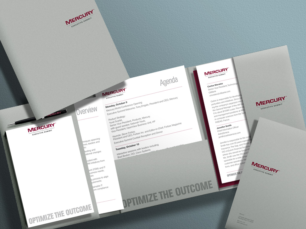 Mercury Interactive Event Collateral | TeamworksCom