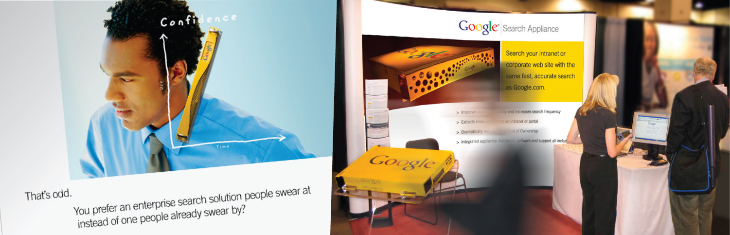 Google Search Appliance Advertising + Trade Show | TeamworksCom